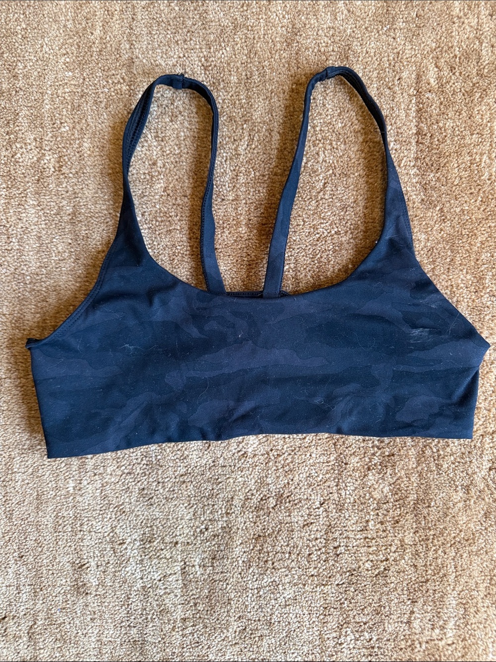 Vuori Yosemite Black Camo Sports Bra